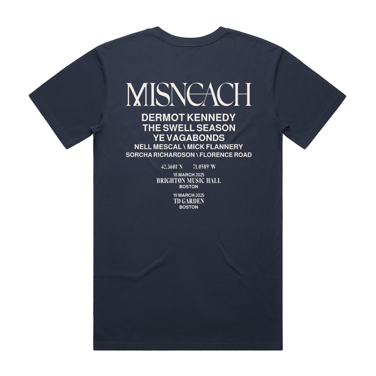 Misneach Festival Blue Tee - Boston