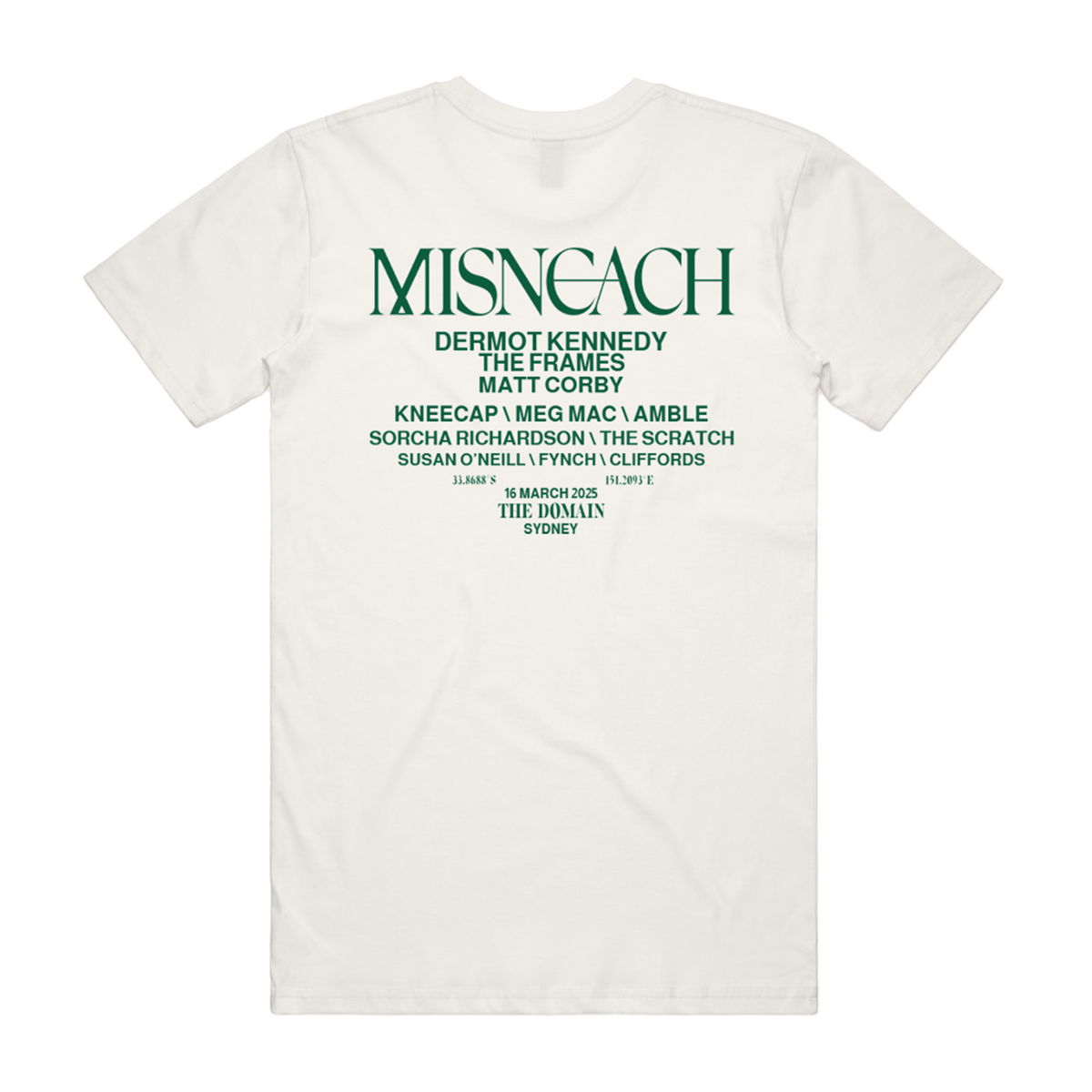 Misneach Festival Event Tee - Sydney